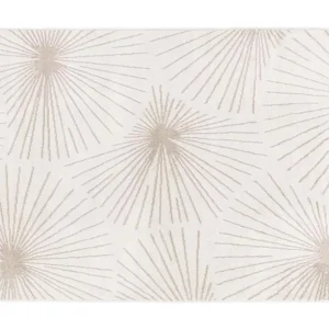 Tapis à motifs finition lurex doré - 160x230cm - Chamois - LIVNO