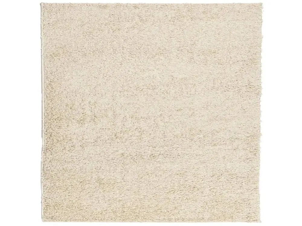 Tapis shaggy à poils longs tendance doré 160x160 cm