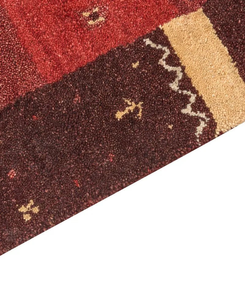 Vloerkleed gabbeh rood 160 x 230 cm SINANLI