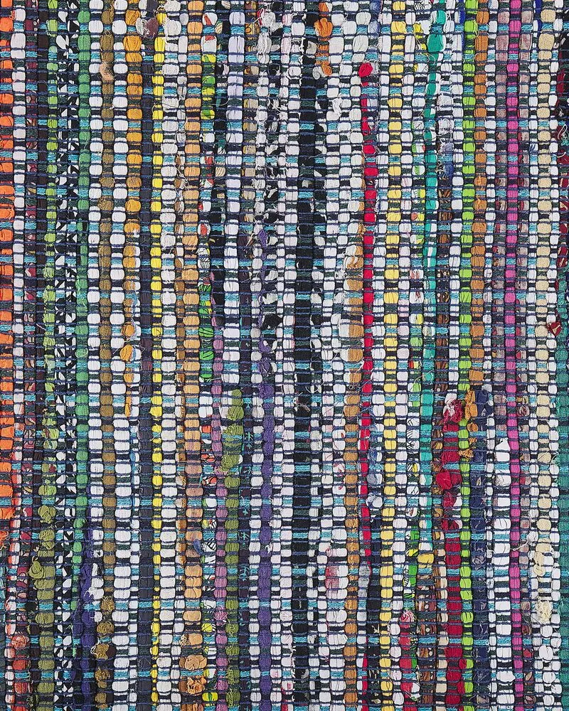Vloerkleed katoen blauw 160 x 230 cm BESNI