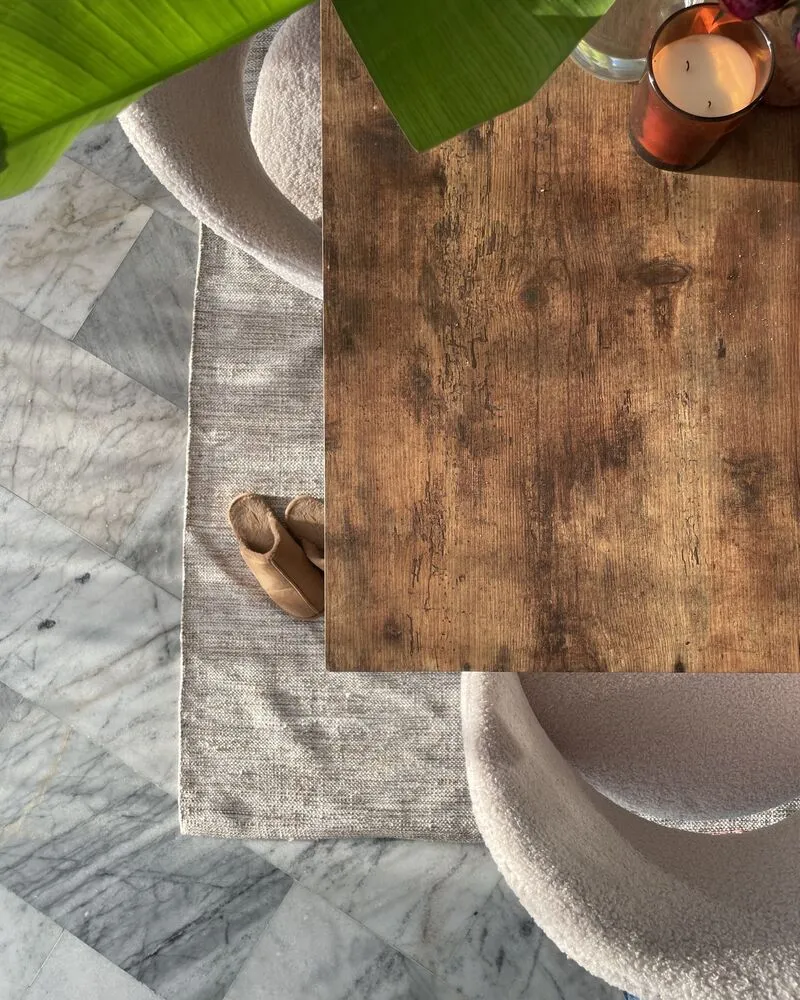 Vloerkleed katoen crème 160 x 230 cm DERINCE