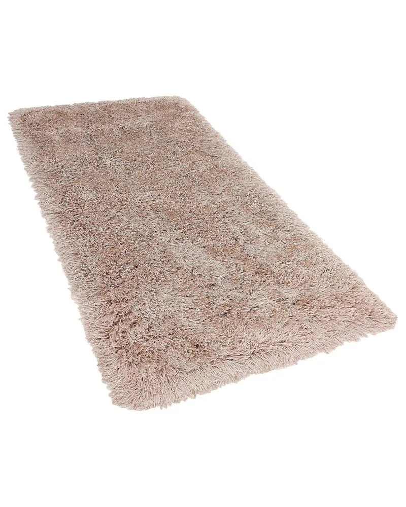 Vloerkleed tissu synthétique beige 80 x 150 cm CIDE