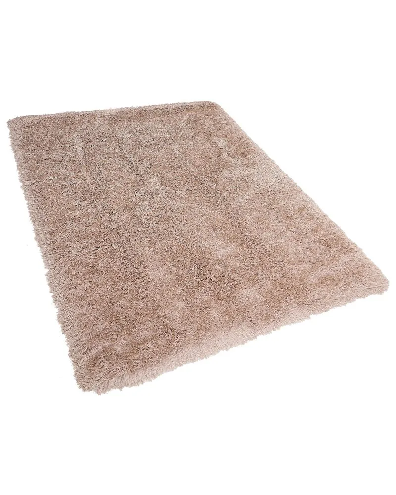 Vloerkleed tissu synthétique beige 160 x 230 cm CIDE