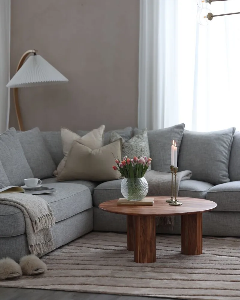 Vloerkleed tissu synthétique beige 160 x 230 SAZOO