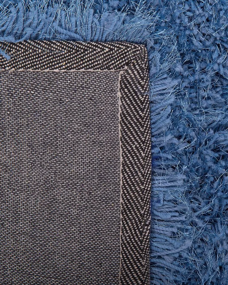 Vloerkleed tissu synthétique blauw 80 x 150 cm CIDE