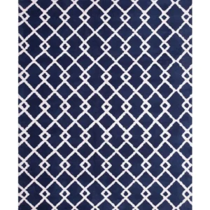 Vloerkleed tissu synthétique blauw 160 x 230 cm SERRES