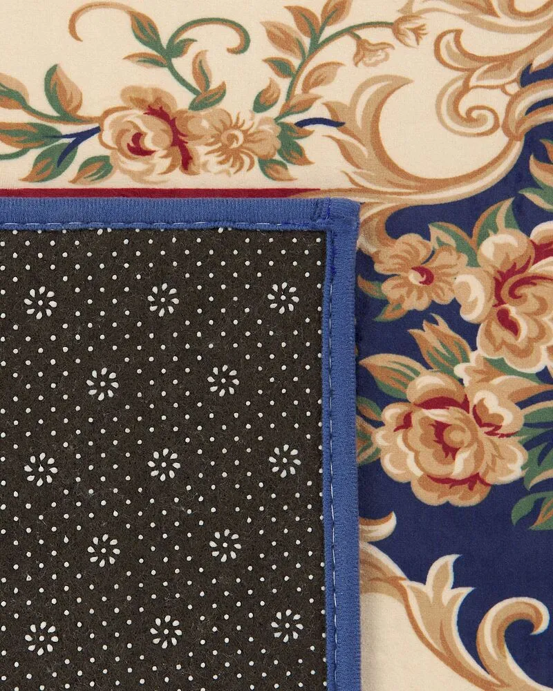 Vloerkleed tissu synthétique donkerblauw 80 x 150 cm GAZIANTEP