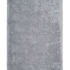 Vloerkleed tissu synthétique lichtgrijs 140 x 200 cm CIDE