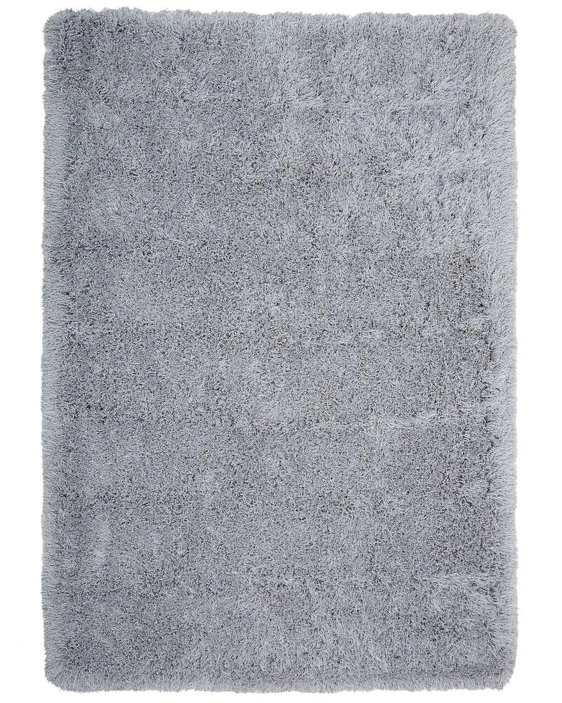 Vloerkleed tissu synthétique lichtgrijs 160 x 230 cm CIDE