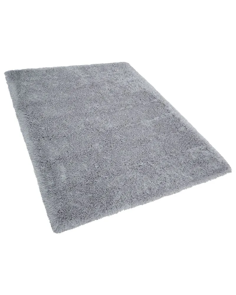 Vloerkleed tissu synthétique lichtgrijs 160 x 230 cm CIDE