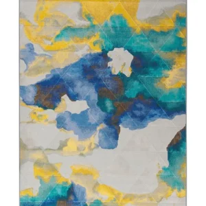 Vloerkleed tissu synthétique meerkleurig 160 x 230 cm CEYHAN