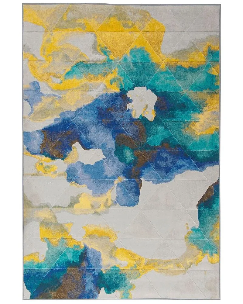 Vloerkleed tissu synthétique meerkleurig 160 x 230 cm CEYHAN