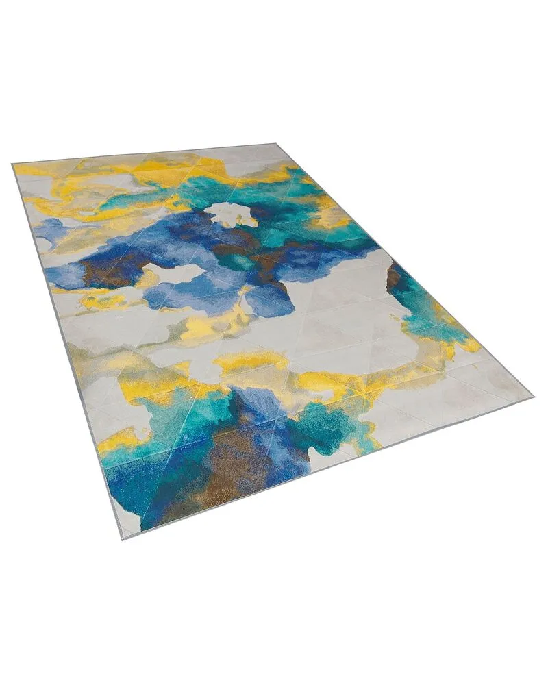 Vloerkleed tissu synthétique meerkleurig 160 x 230 cm CEYHAN