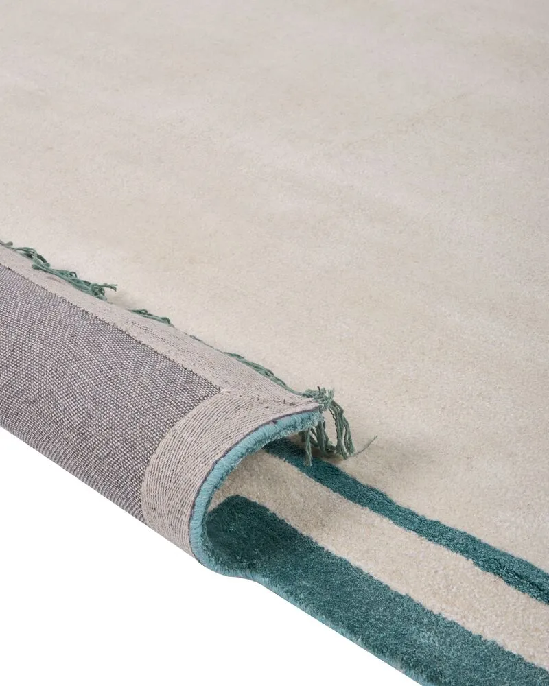 Vloerkleed viscose crème 160 x 230 cm BERWARI