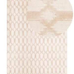 Vloerkleed viscose écru 160 x 230 cm CIZRE