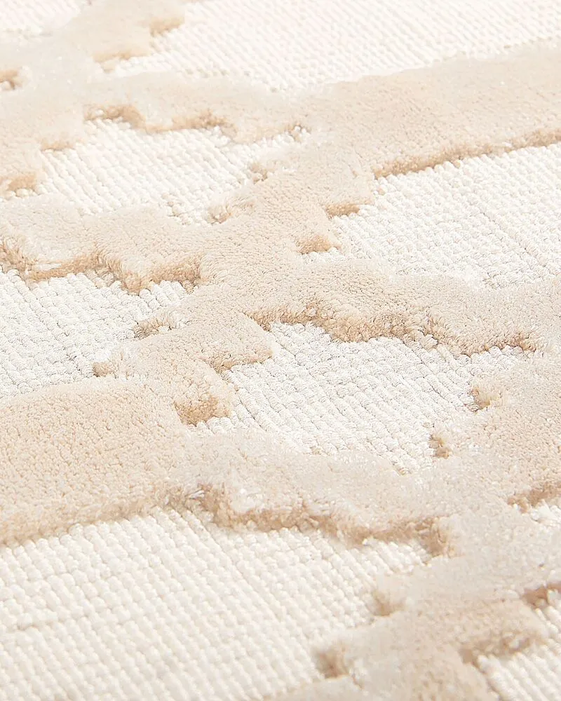 Vloerkleed viscose écru 160 x 230 cm CIZRE