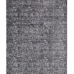 Vloerkleed viscose donkergrijs/zilver 160 x 230 cm ESEL