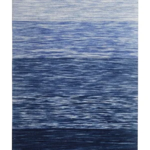 Vloerkleed wol blauw 160 x 230 cm KAPAKLI