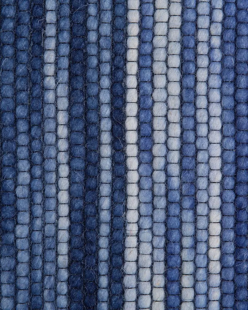 Vloerkleed wol blauw 160 x 230 cm KAPAKLI