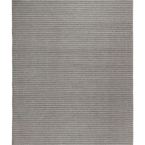 Vloerkleed wol donkergrijs 160 x 230 cm KILIS