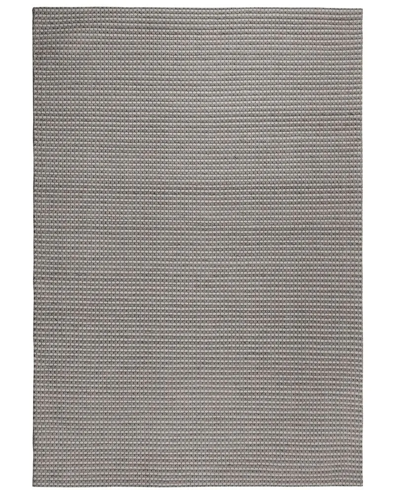 Vloerkleed wol donkergrijs 160 x 230 cm KILIS