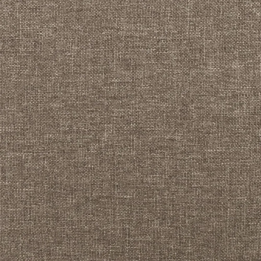 Banc bout de lit 70 x 30 x 30 cm en tissu taupe DEC024686