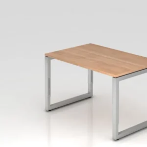 Bureau Hammerbacher pied O carré 120x80cm noyer 44 VRS12/N/S commander à bas prix