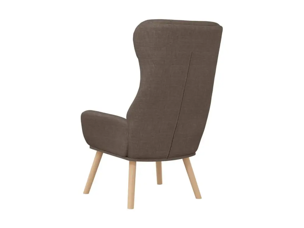 Chaise de relaxation Taupe Tissu