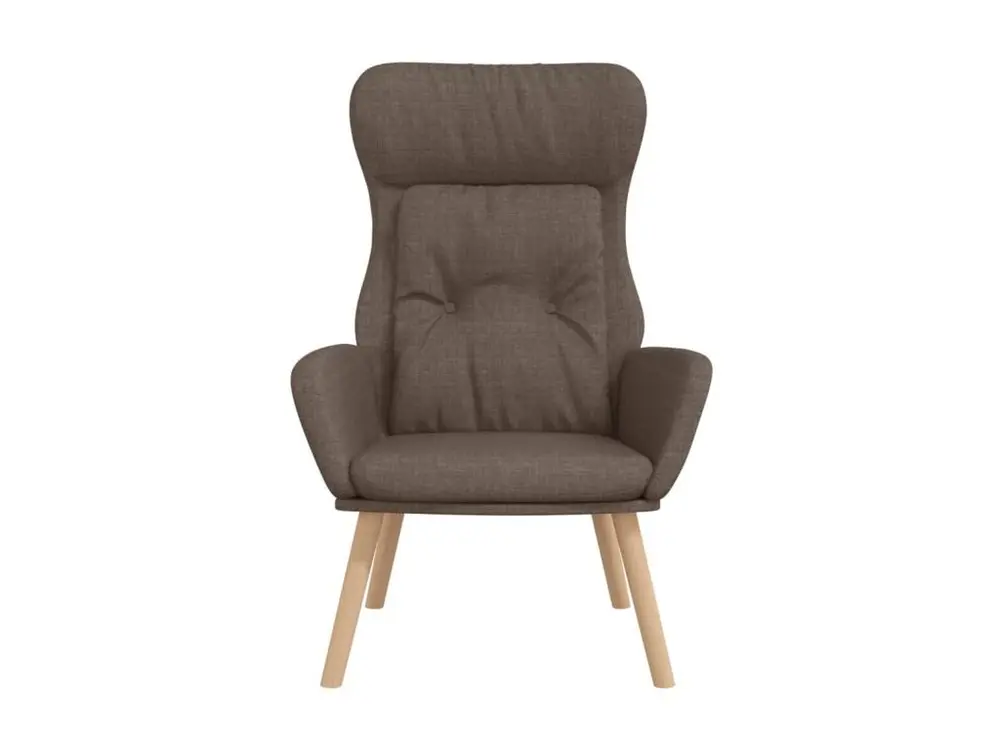 Chaise de relaxation Taupe Tissu