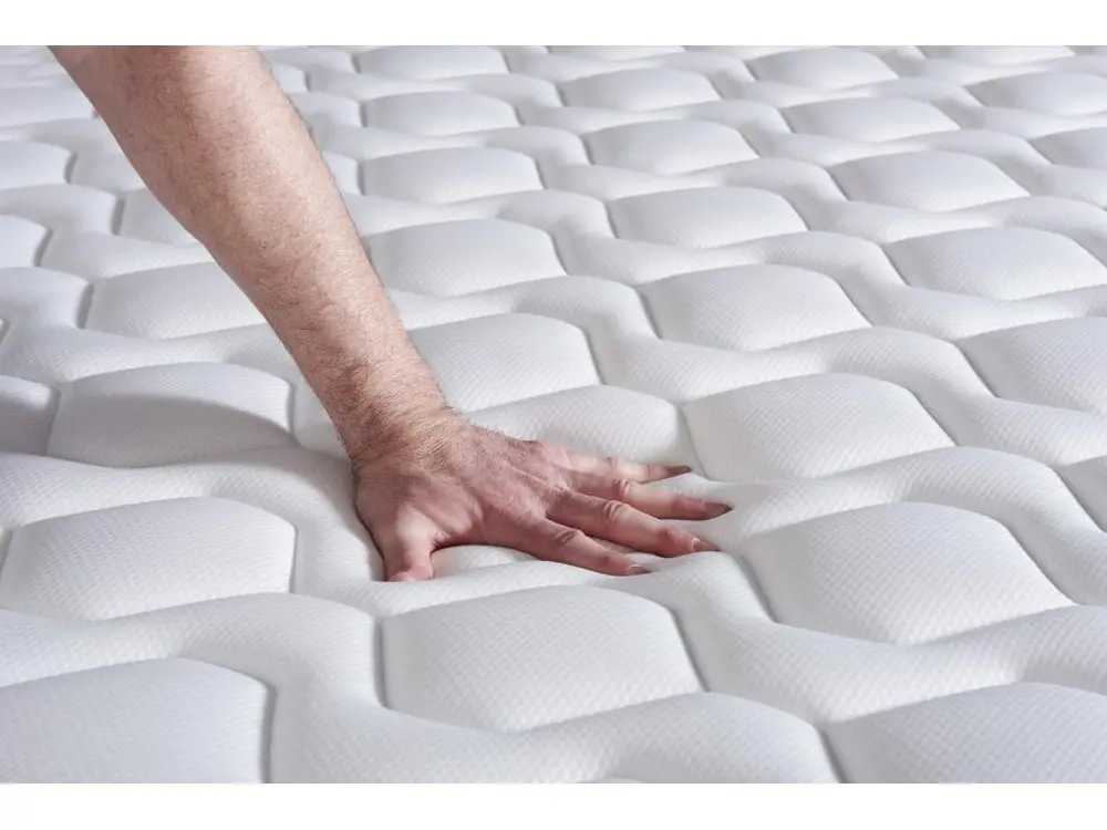 Ensemble matelas Ressorts ensachés + Mémoire de forme ACTIFLEX ERGO 160x200 Maxi épaisseur 5zones confort + sommier KIT blanc