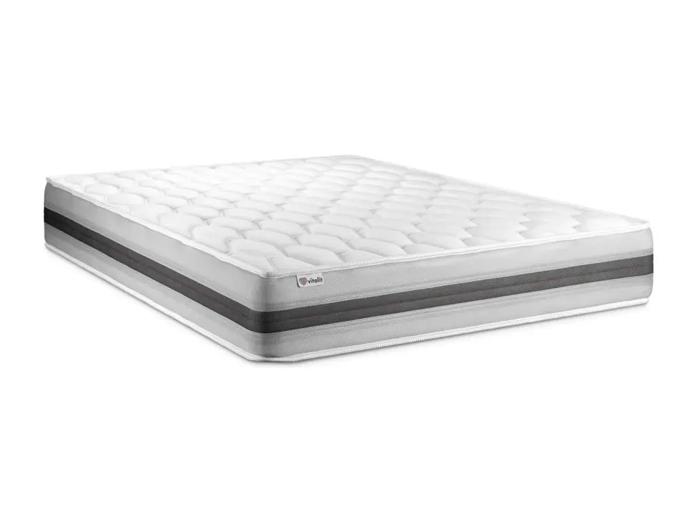 Ensemble Sommier Matelas 180x200 VITALSPRING RECOVER + 2oreillers + couette - 28cm - Equilibré