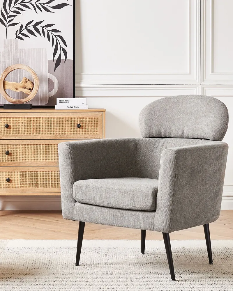 Fauteuil SOBY Tissu Taupe
