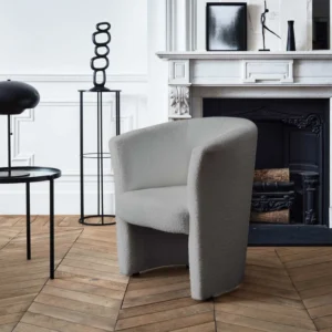 Kori - fauteuil cabriolet - en tissu bouclette tendance