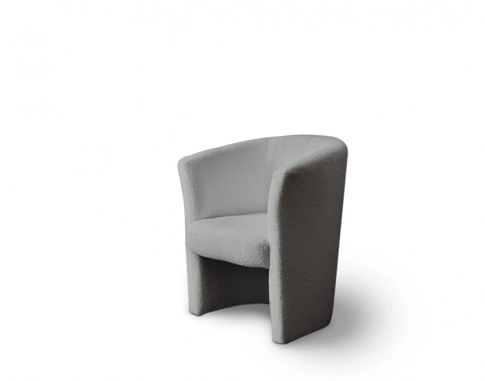 Kori - fauteuil cabriolet - en tissu bouclette tendance