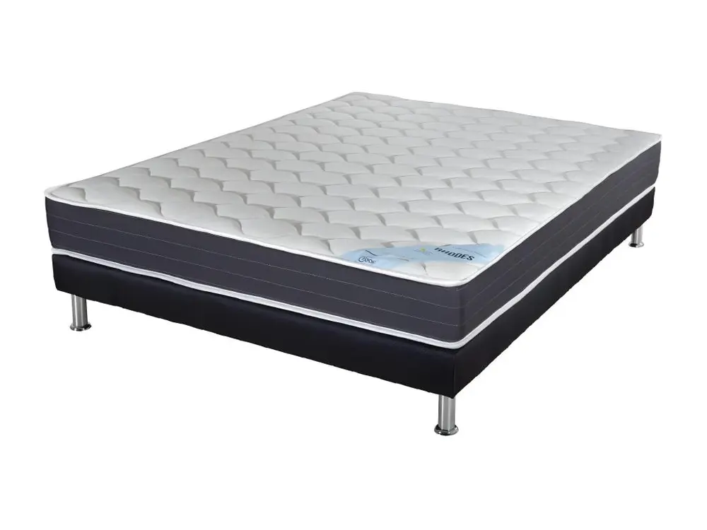 Matelas ressort + Sommier SR9 Deco Rhodes pour Espace réduit