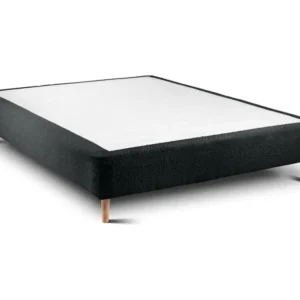 Organisateur Modulable Sommier Tapissier Bouclette Noir 150x190 H35cm