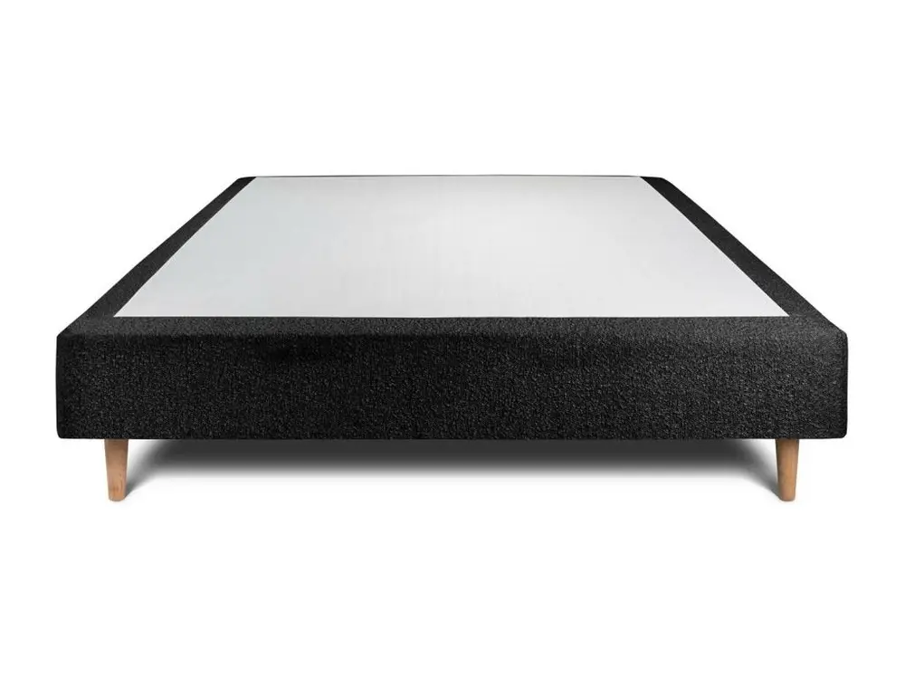 Organisateur Modulable Sommier Tapissier Bouclette Noir 150x190 H35cm
