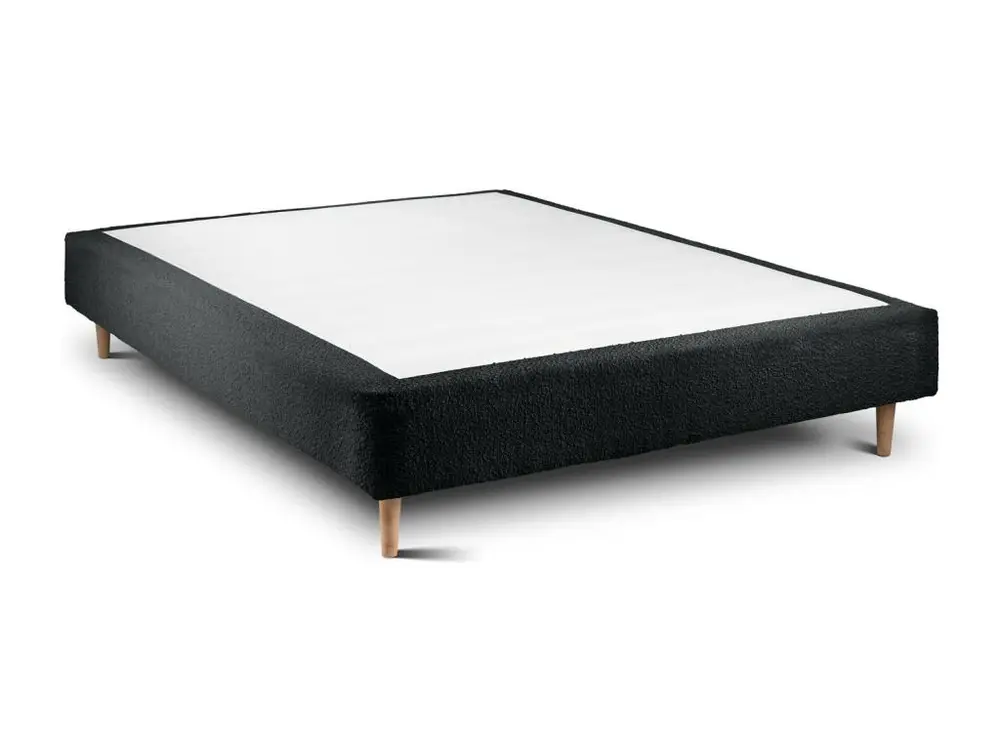 Organisateur Modulable Sommier Tapissier Bouclette Noir 150x190 H35cm