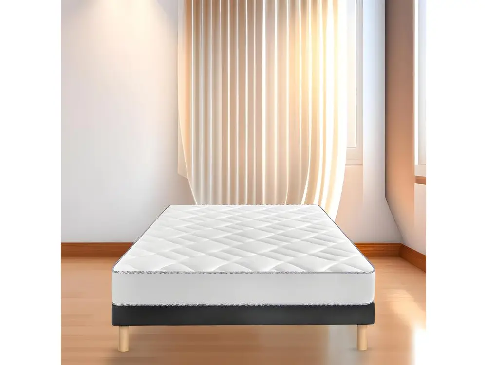 Sommier 120x190cm noir fabrique en France
