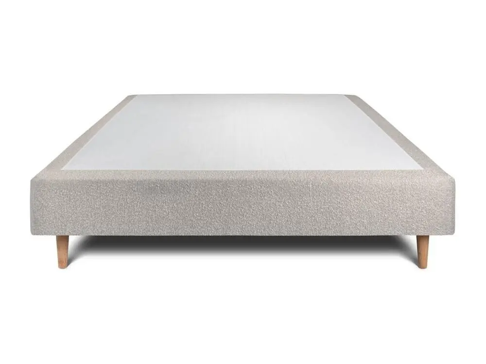 Sommier Tapissier Bouclette Gris 150x190 H35cm