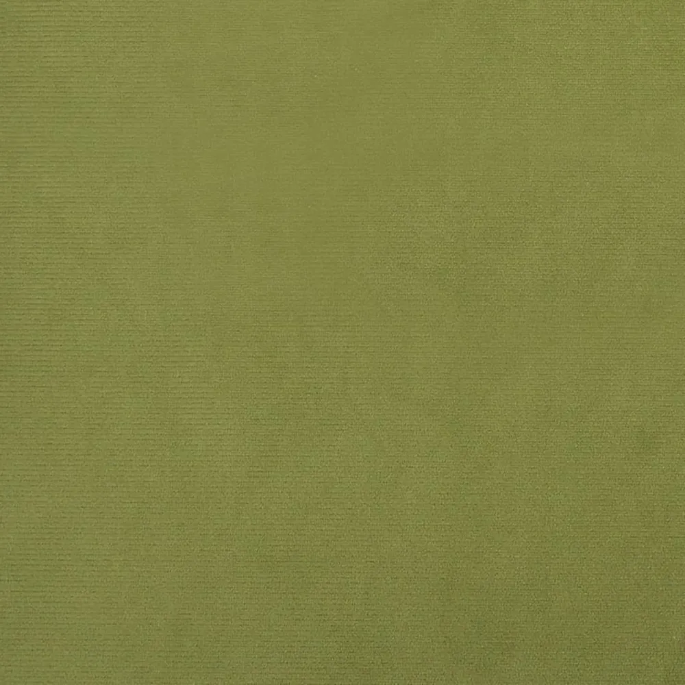 Tabouret assise avec pieds en bois tissu velours vert évident DEC026323