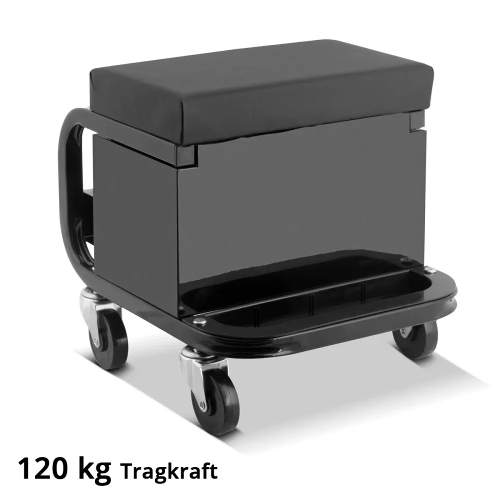 Tabouret d'atelier Stahlwerk MWH-3 ST avec un siège d'atelier de capacité de charge de 120 kg | Président de l'atelier | T...
