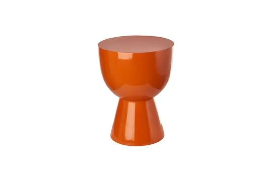Tabouret en fibre de verre orange Tip tap Pols Potten - 46cm