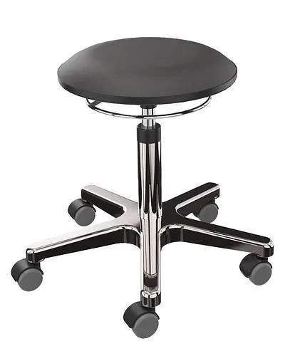 Tabouret de travail Dauphin simili cuir piètement aluminium 266954 choisir à bas prix