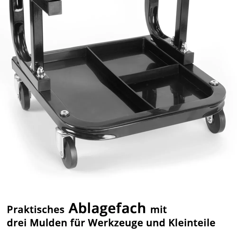 Tabourets d'atelier Steelworks WRS-35 ST avec 136 kg de charge de charge atelier Chaise d'atelier | Tabouret roulé | Tabou...