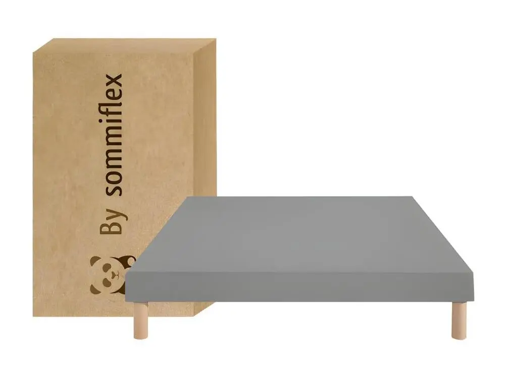 Trieur courrier Sommier tapissier140x200cm (70x200x2) gris