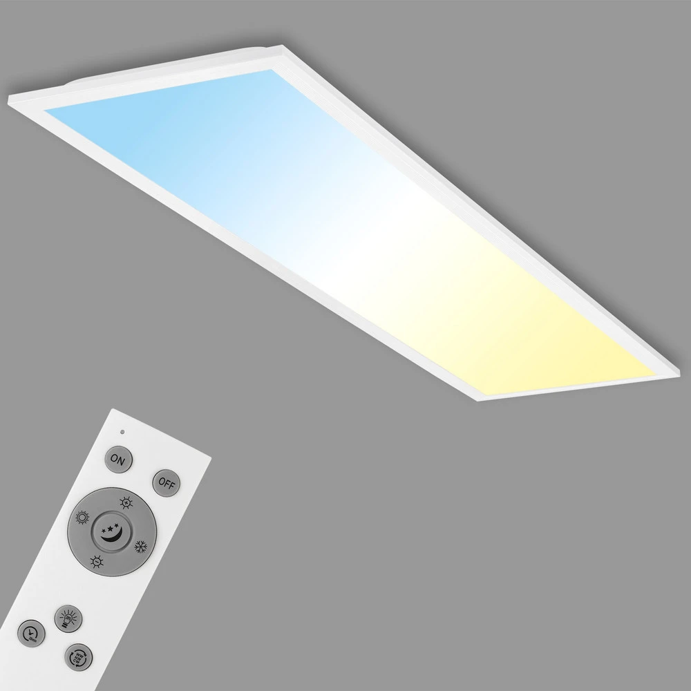 Projecteur Portable Panneau LED Piatto CCT télécommande 100x25 blanc