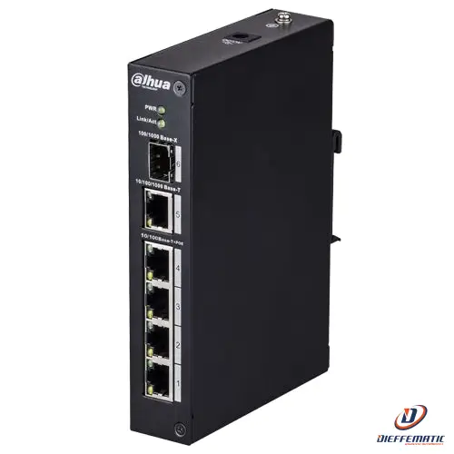 Dahua PFL2106-4ET-96 Switch ePoE Branded avec Téléphone Sans Fil