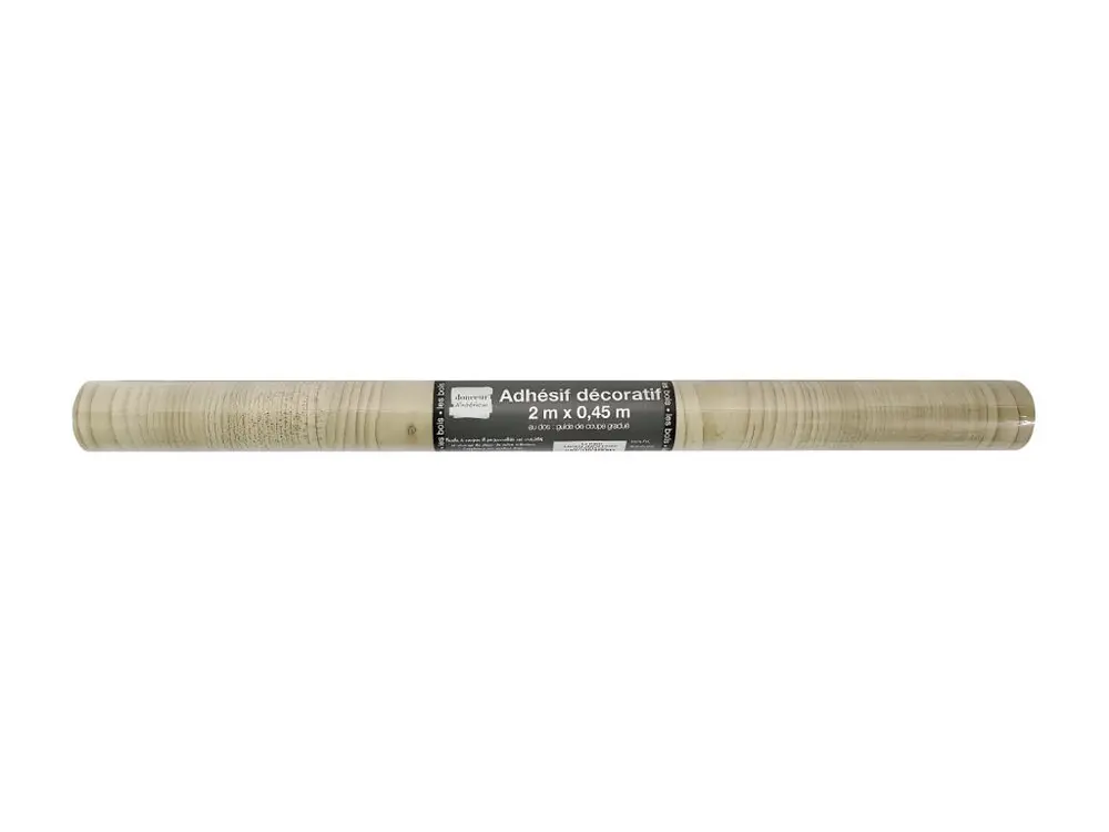 Étiqueteuse de bureau Rouleau Adhésif "Bois Érable" 45x200cm Naturel
