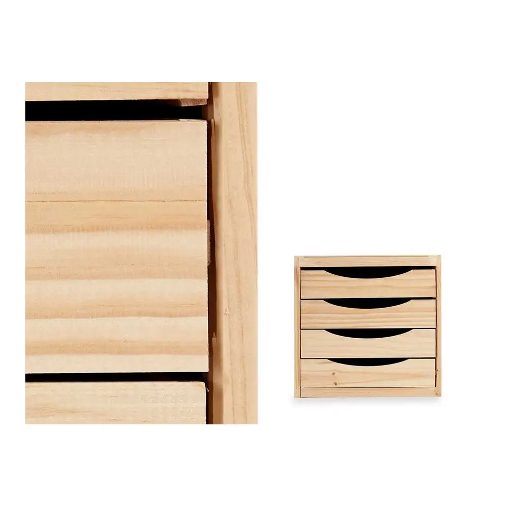 Caisson à Tiroirs de Bureau Bois de pin (30 x 37,4 x 38,5 cm) Lot de 100